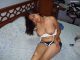 Indian housewife removing bra nude