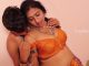 Sexy indian aunties saree blouse Stripping