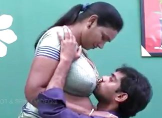 housewife remove saree blouse